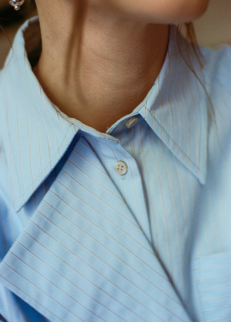 light blue stripe