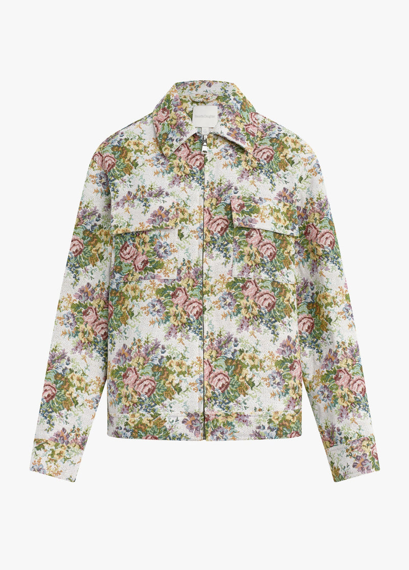 floral jacquard