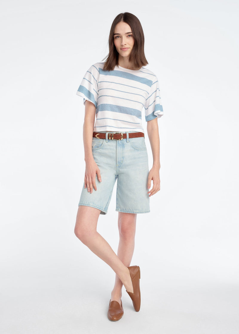 sea blue stripe