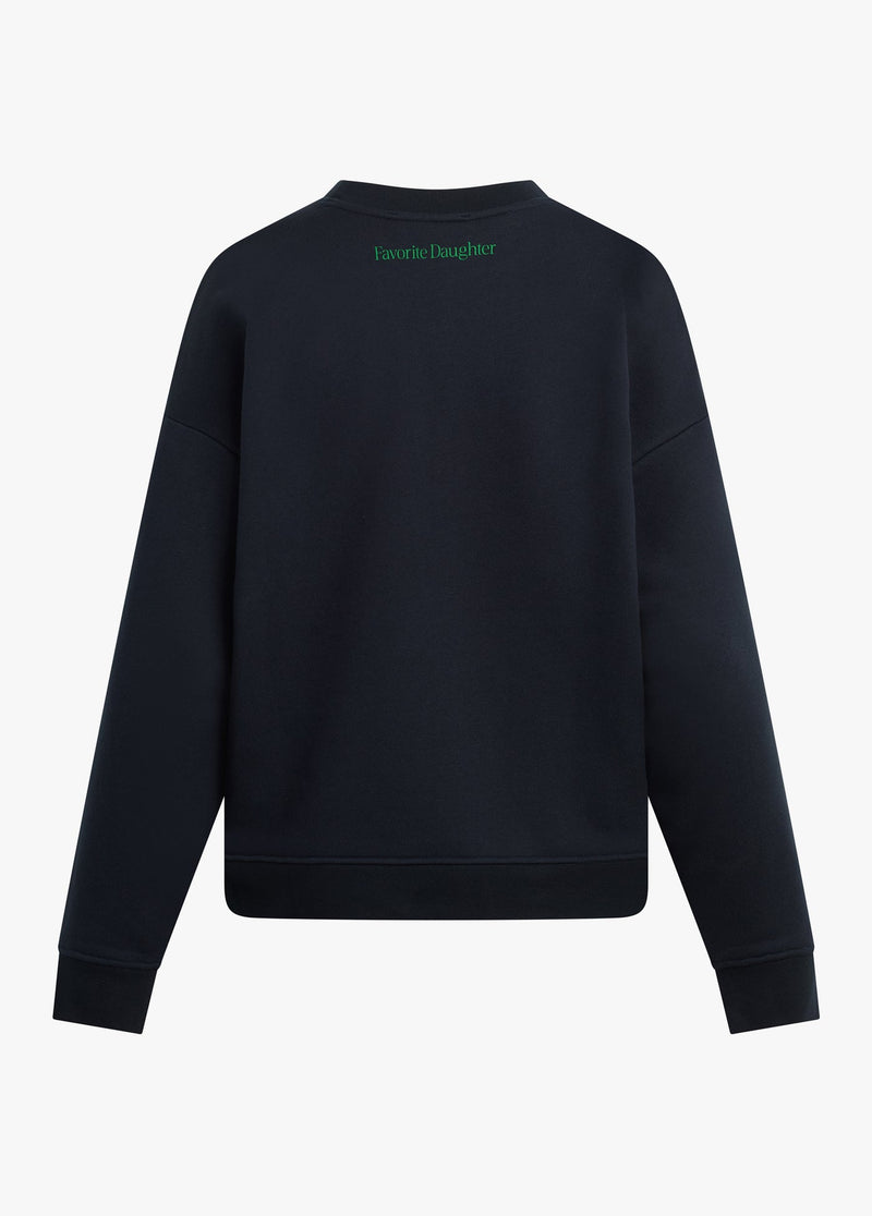 navy green white