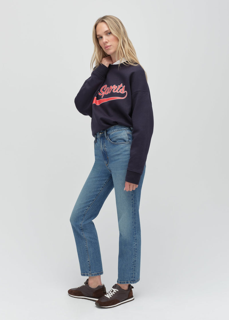 navy red white