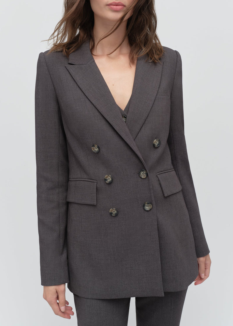 grey suiting