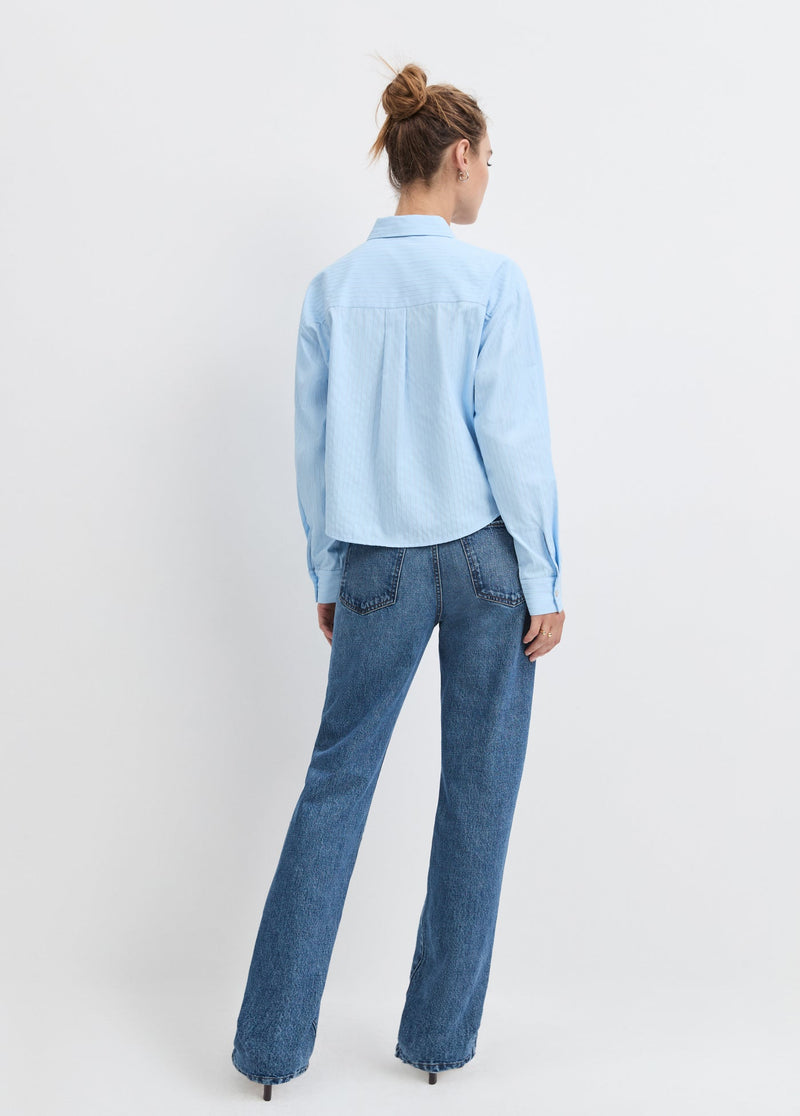 light blue stripe