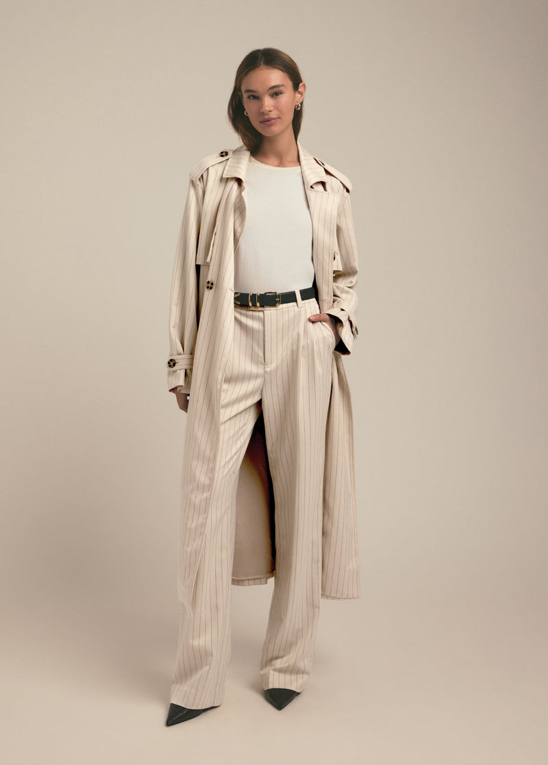 warm sand pinstripe