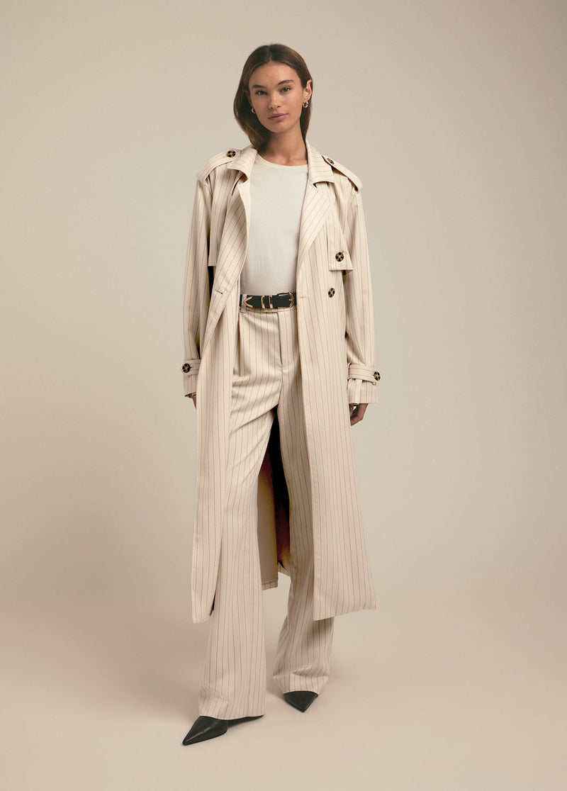 warm sand pinstripe