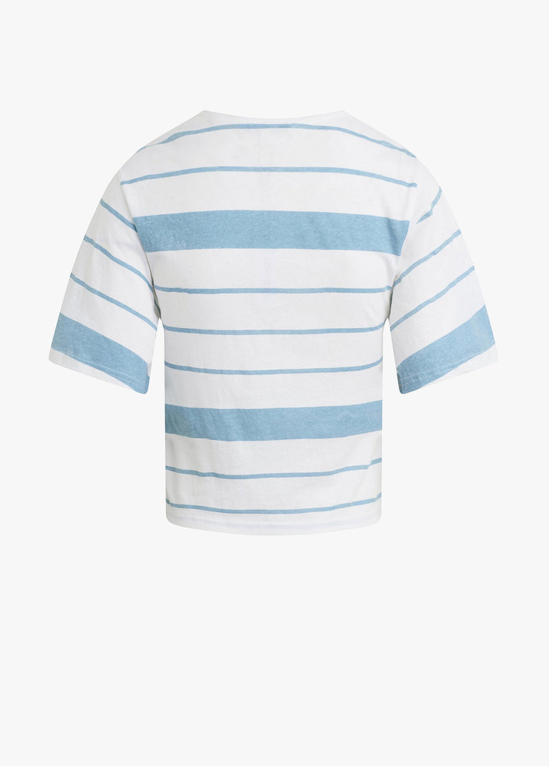 sea blue stripe