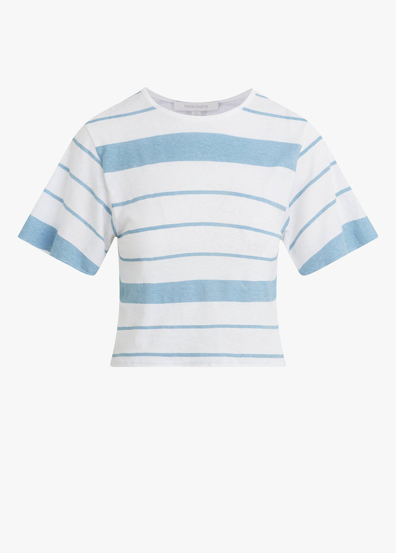 sea blue stripe