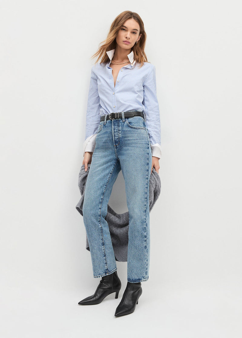 blue white stripe